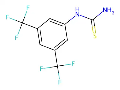 1-[3,5-Bis(trifluoromethyl)phenyl]-2-thiourea structure