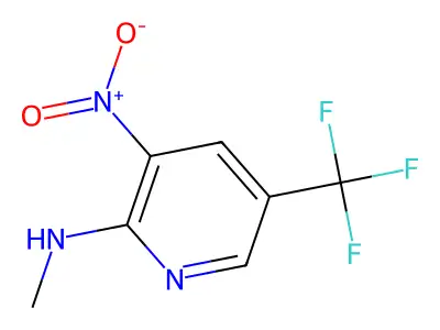 N-Methyl-3-nitro-5-(trifluoromethyl)pyridin-2-amine structure