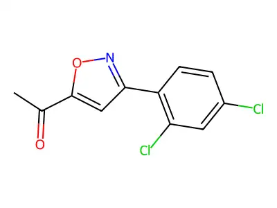1-[3-(2,4-Dichlorophenyl)Isoxazol-5-Yl]Ethan-1-One structure