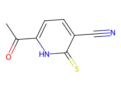 6-Acetyl-2-mercapto-nicotinonitrile structure