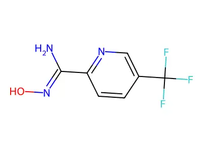 5-(Trifluoromethyl)pyridin-2-ylamidoxime structure