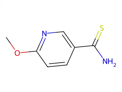 6-Methoxypyridine-3-carbothioamide structure