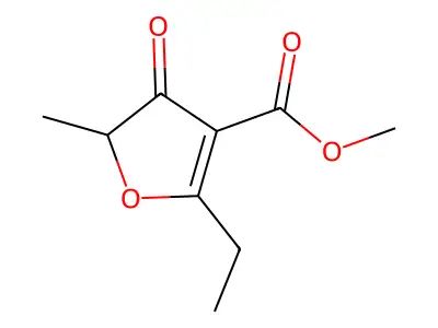Methyl 2-Ethyl-5-Methyl-4-Oxo-4,5-Dihydrofuran-3-Carboxylate structure