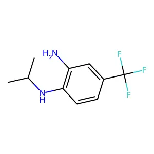 N~1~-(Propan-2-yl)-4-(trifluoromethyl)benzene-1,2-diamine structure
