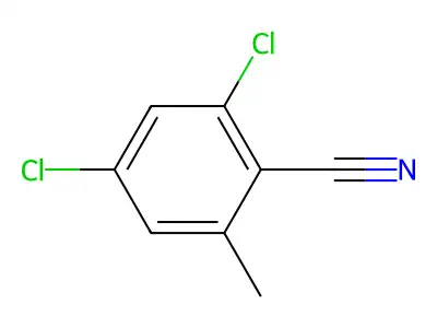 2,4-Dichloro-6-methylbenzonitrile structure