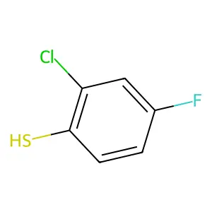 2-Chloro-4-fluorothiophenol structure