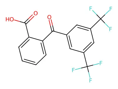 2-[3,5-Bis(trifluoromethyl)benzoyl]benzoic acid structure