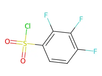 2,3,4-Trifluorobenzenesulfonyl chloride structure