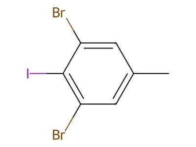 3,5-Dibromo-4-iodotoluene structure