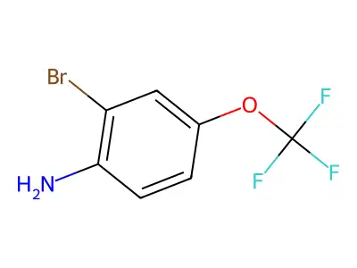 2-Bromo-4-(trifluoromethoxy)aniline structure