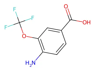 4-amino-3-(trifluoromethoxy)benzoic Acid structure