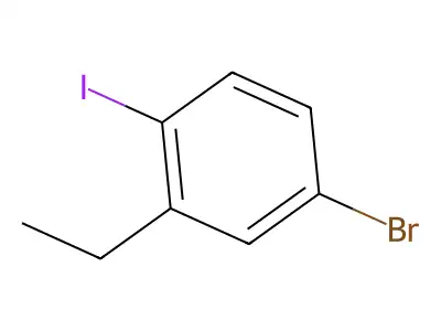 4-Bromo-2-ethyl-1-iodobenzene structure
