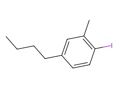 4-Butyl-1-iodo-2-methylbenzene structure