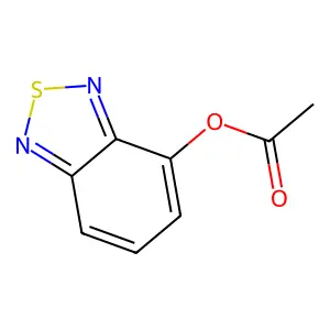 2,1,3-Benzothiadiazol-4-yl acetate structure