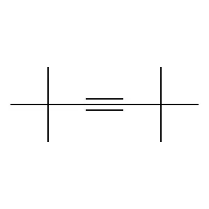 2,2,5,5-四甲基-3-己炔 structure