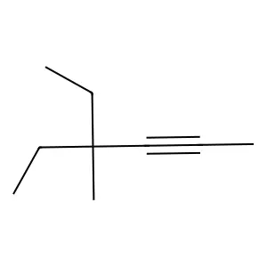 2-Hexyne, 4-ethyl-4-methyl- structure