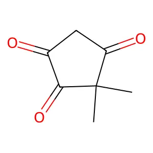 3,3-Dimethyl-1,2,4-cyclopentanetrione structure
