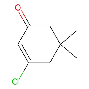 3-Chloro-5,5-dimethyl-2-cyclohexen-1-one structure