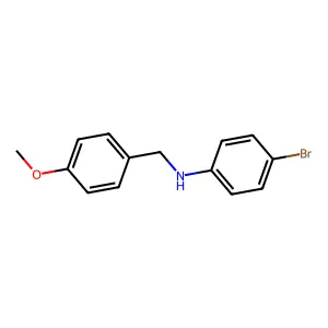 4-bromo-N-(4-methoxybenzyl)aniline structure