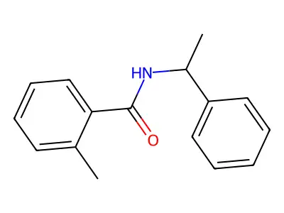 2-methyl-N-(1-phenylethyl)benzamide structure