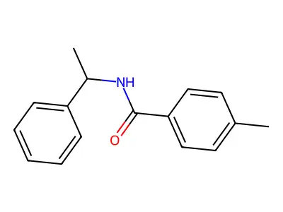 4-methyl-N-(1-phenylethyl)benzamide structure