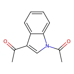 1,3-二乙酰基-1H-吲哚 structure