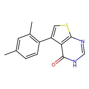 5-(2,4-Dimethylphenyl)thieno[2,3-d]pyrimidin-4(1H)-one structure