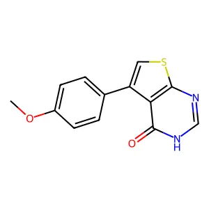 5-(4-methoxyphenyl)-3H,4H-thieno[2,3-d]pyrimidin-4-one structure