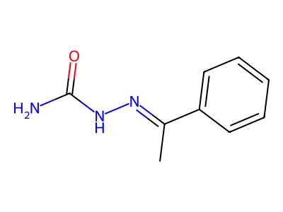 2-(1-Phenylethylidene)-1-hydrazinecarboxamide structure