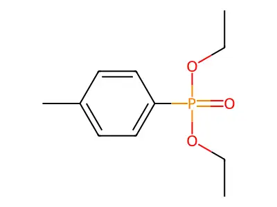 Phosphonic acid, tolyl-, diethyl ester structure