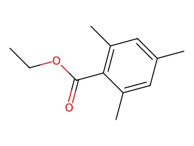 Ethyl 2,4,6-trimethylbenzoate structure