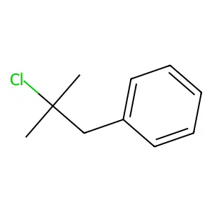 1-Phenyl-2-chloro-2-methylpropane structure