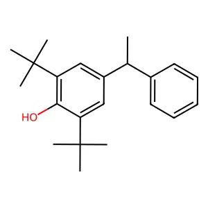 4-(1-Phenylethyl)-2,6-ditert-butyl-phenol structure
