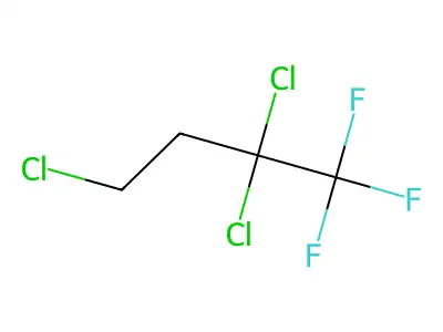 2,2,4-Trichloro-1,1,1-trifluorobutane structure