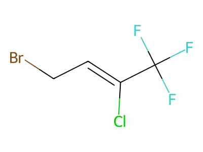 4-Bromo-2-chloro-1,1,1-trifluorobut-2-ene structure
