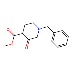 Methyl 1-benzyl-3-oxopiperidine-4-carboxylate structure
