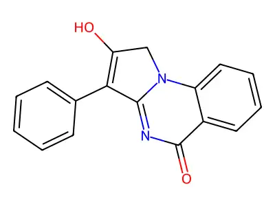 3-Phenyl-1,4-dihydropyrrolo[1,2-a]quinazoline-2,5-dione structure
