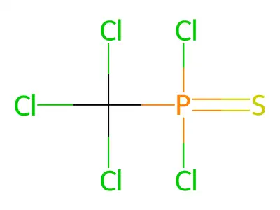 Phosphonothioic dichloride, (trichloromethyl)- structure