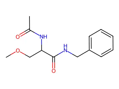 拉科醯胺 structure