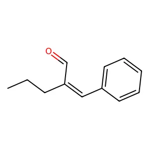 2-Benzylidene-pentan-1-al structure