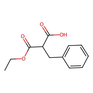 (2R)-2-苄基-3-乙氧基-3-氧代丙酸 structure