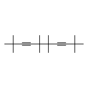 3,7-Decadiyne, 2,2,5,5,6,6,9,9-octamethyl- structure