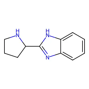 2-Pyrrolidin-2-yl-1H-benzoimidazole structure