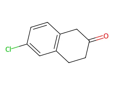 6-Chloro-2-tetralone structure