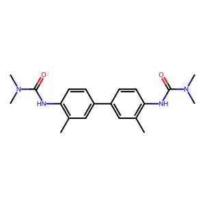 3-[4-[4-(dimethylcarbamoylamino)-3-methylphenyl]-2-methylphenyl]-1,1-dimethylurea structure