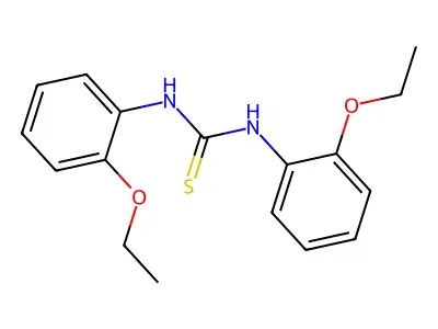 Carbanilide, 2,2'-diethoxythio- structure