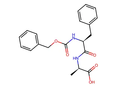D-Alanine, N-[(phenylmethoxy)carbonyl]-L-phenylalanyl- structure