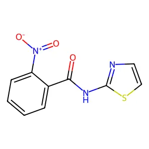 2-nitro-N-1,3-thiazol-2-ylbenzamide structure