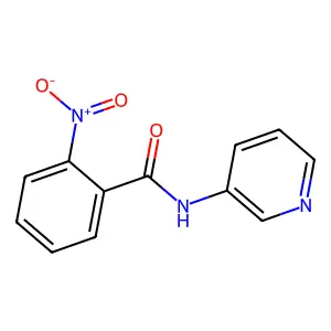 2-nitro-N-pyridin-3-ylbenzamide structure