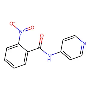 2-Nitro-N-4-pyridinylbenzamide structure